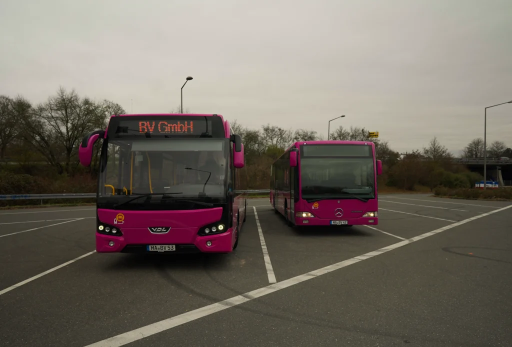 Linienbusse der BV GmbH in Mannheim